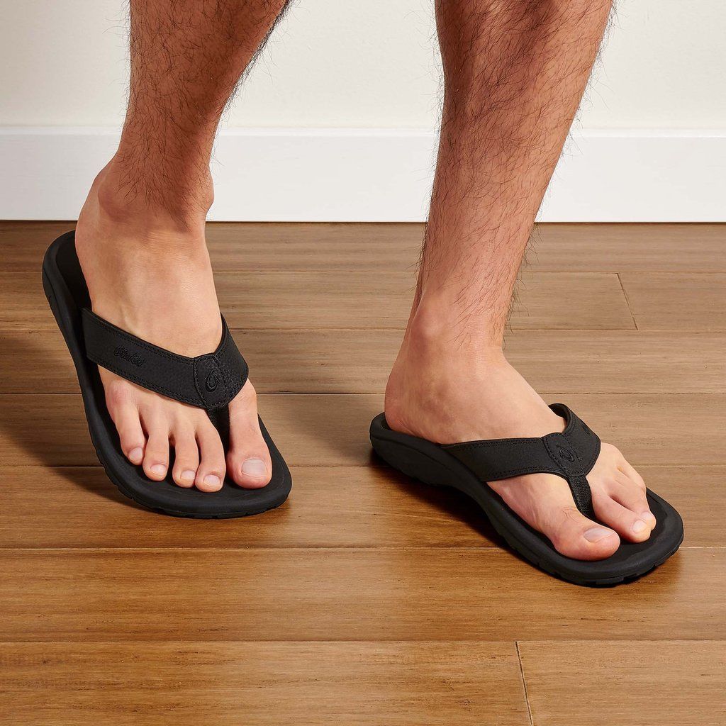 Sandalias Olukai ‘Ohana - Chanclas Hombre Negros 20851-430